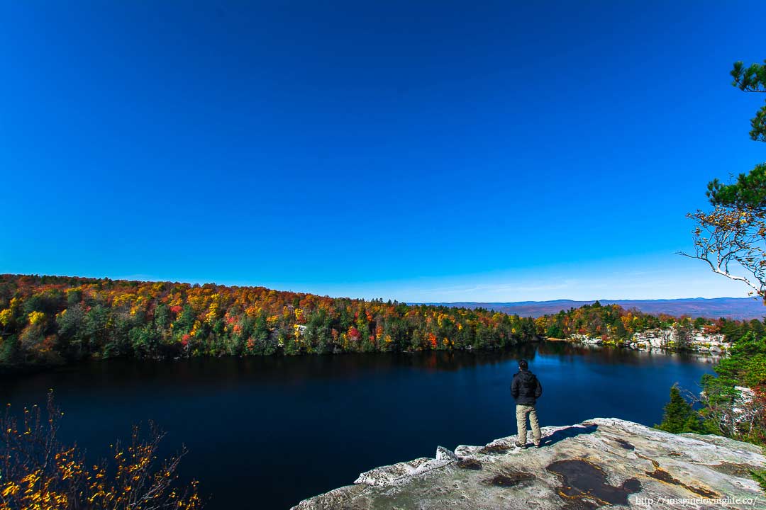 lake minnewaska fall foliage